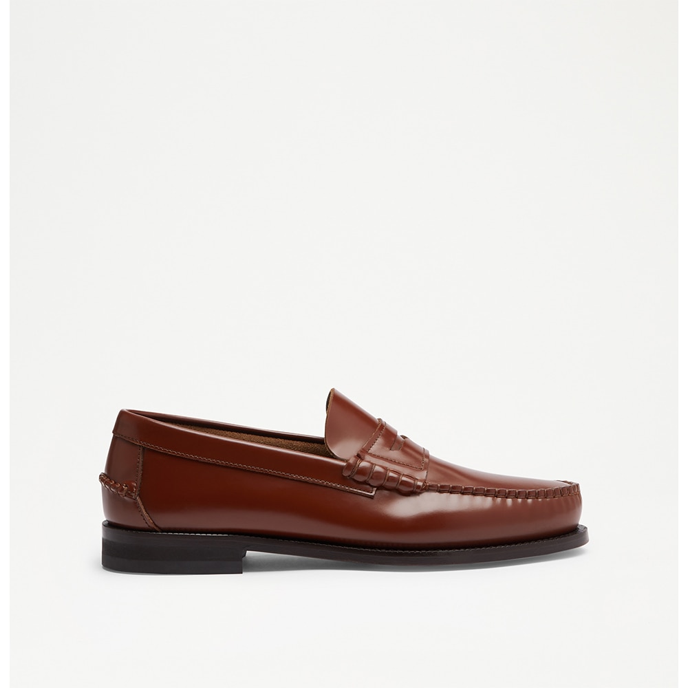 Dartmouth - Moccasin Saddle Loafer in tan