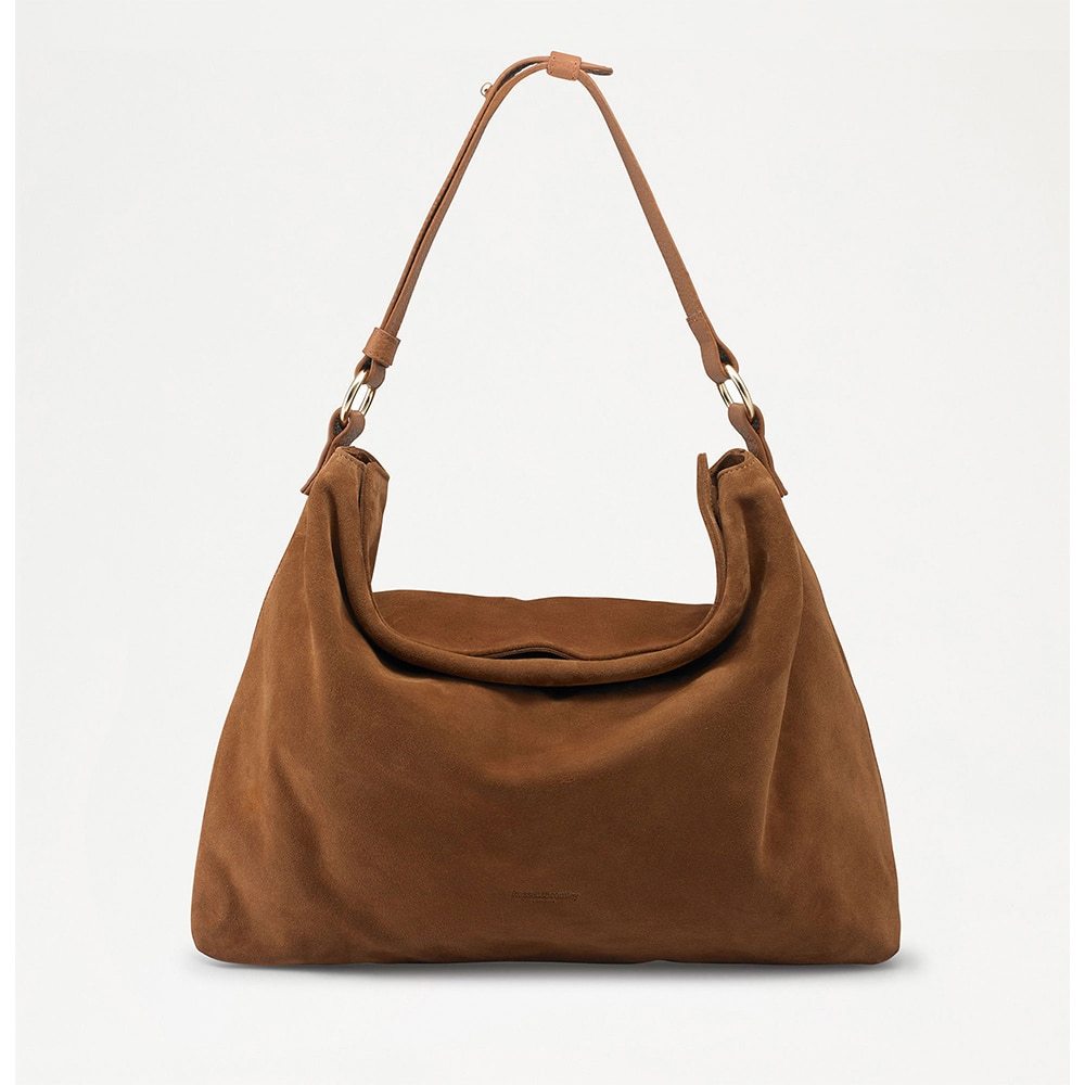 Relax - Slouch Shoulder Bag in tan