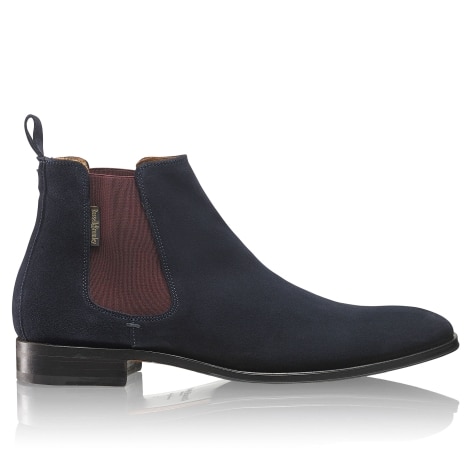JEAN PAUL Chelsea Boot in Blue Suede | Russell & Bromley