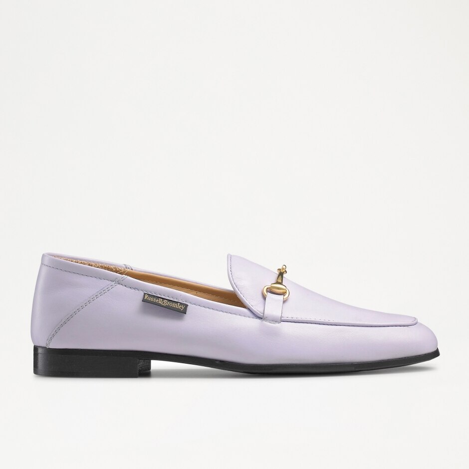 LOAFER Snaffle Loafer in Purple Calf | Russell & Bromley