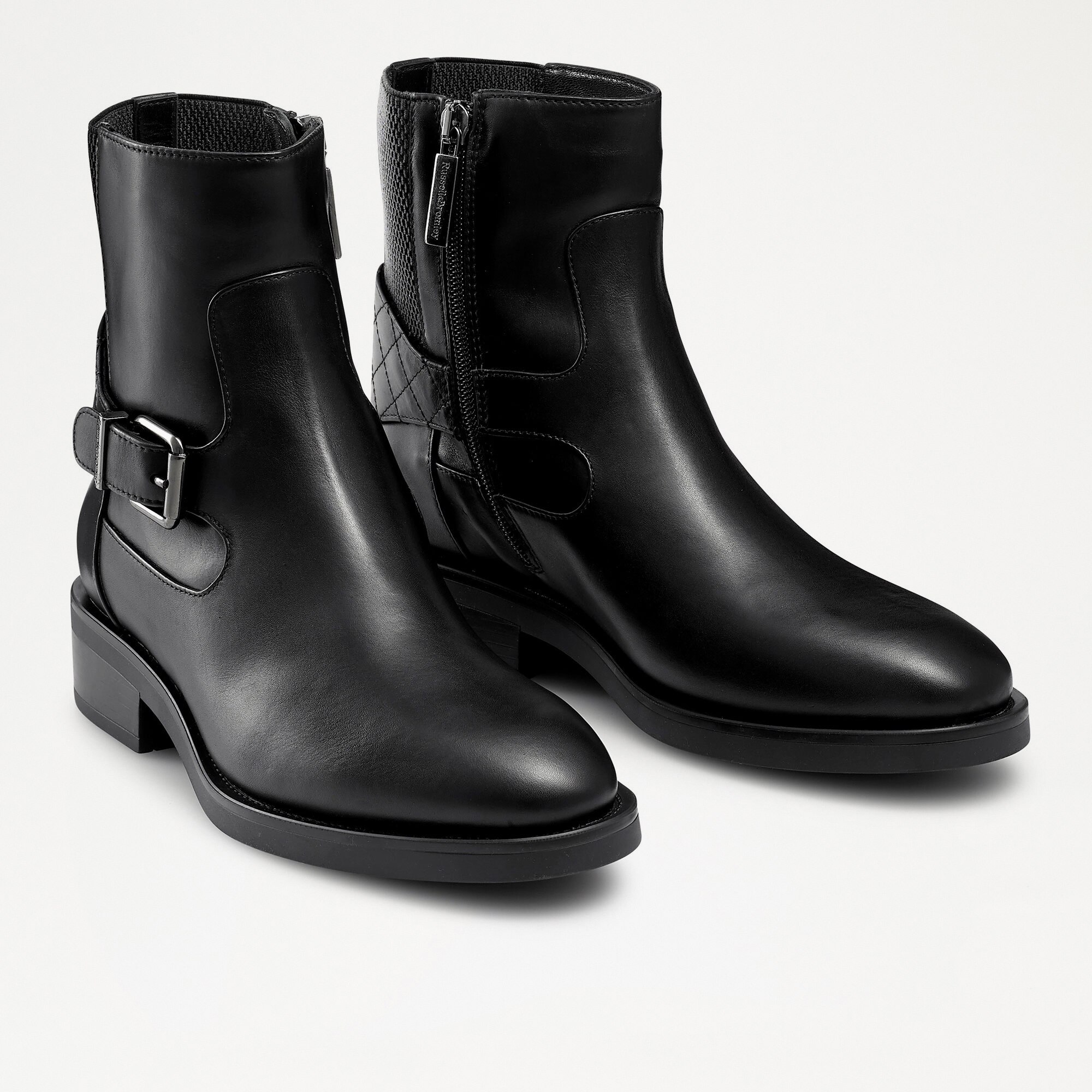 STORM Dryleks Riding Boot in Black Leather | Russell & Bromley