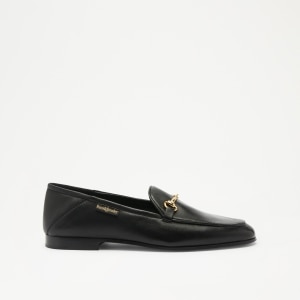 LOAFER Snaffle Loafer in Black Calf | Russell & Bromley