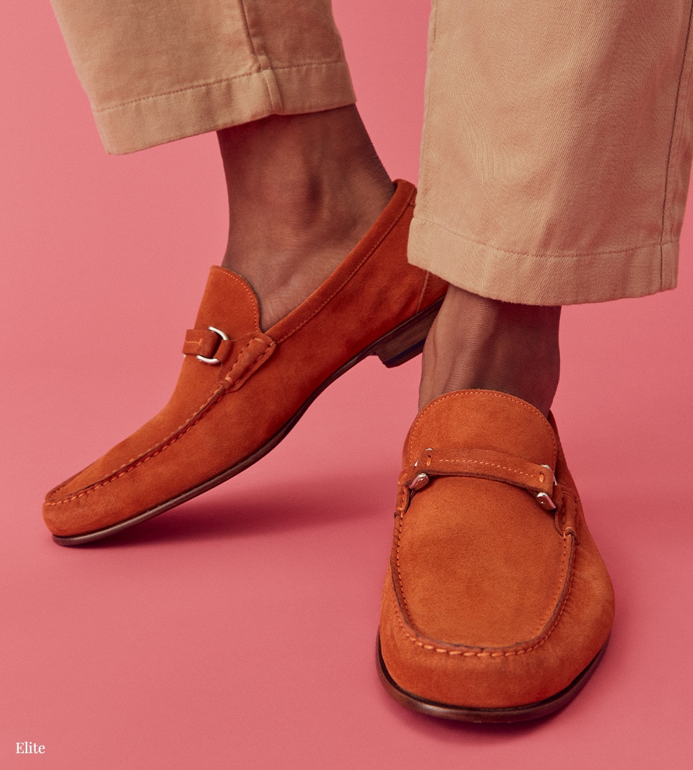 Mens Suede Loafers