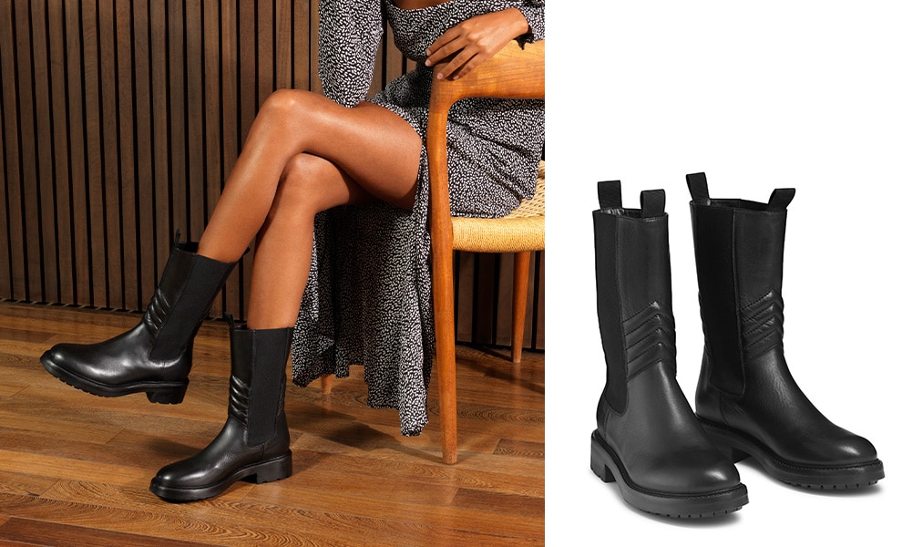 russell and bromley biker boots