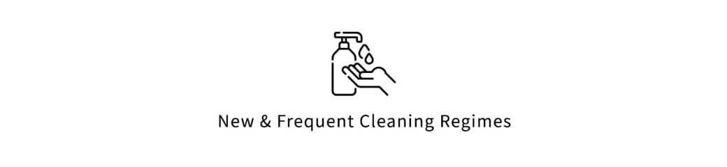 new and frequent cleaning regimens image