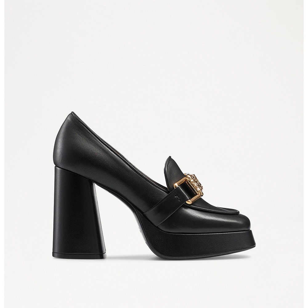Russell and Bromley Runtheworld - Platform Fashion Loafer in black