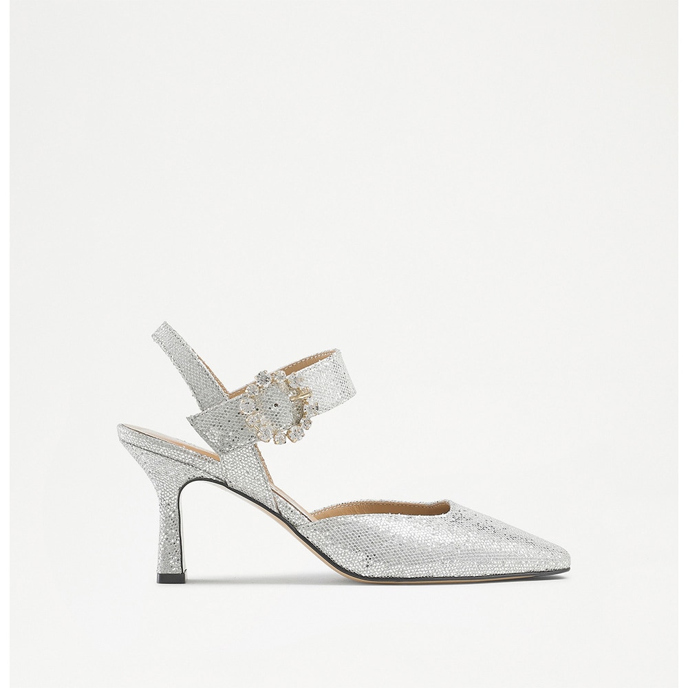 Russell and Bromley Strictly - Embellished Court in metallic