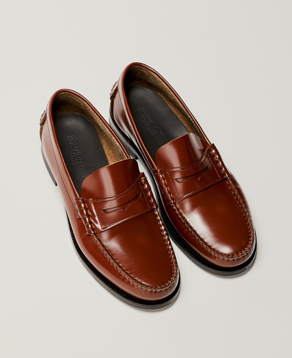 Dartmouth - Moccasin Saddle Loafer in tan
