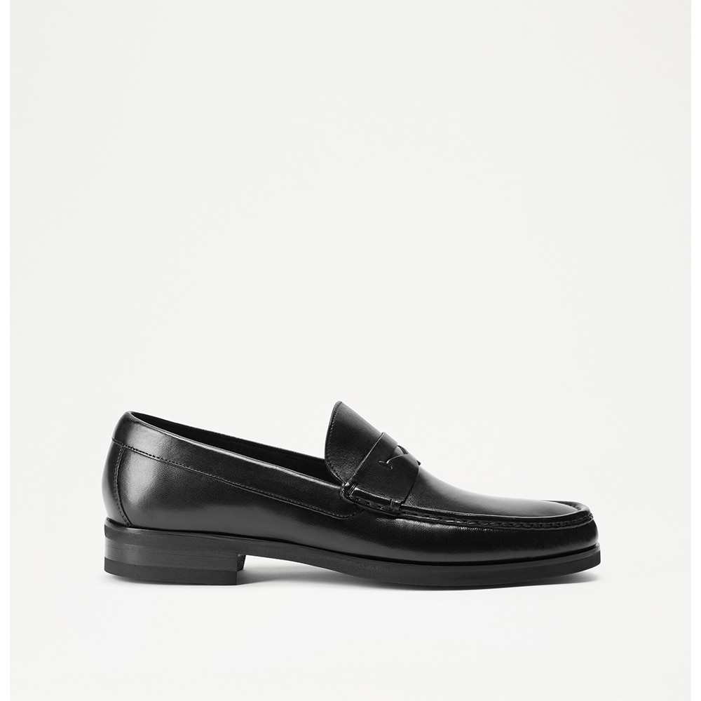 Russell and Bromley Saturn - men's classic loafer in black