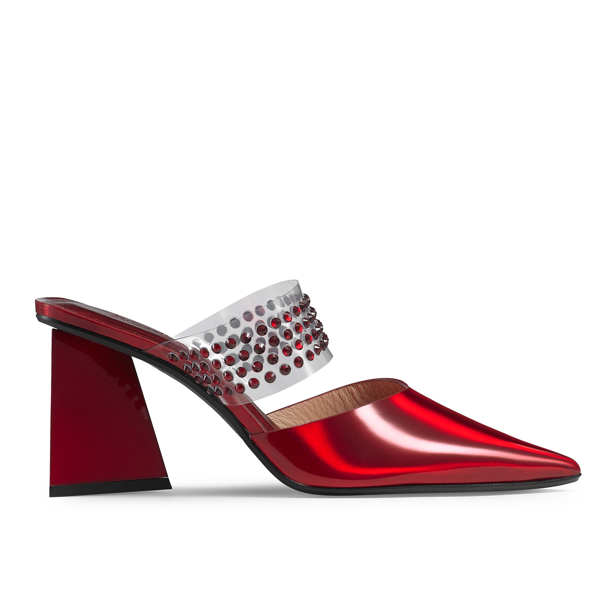 Russell and Bromley Visionary heels in red
