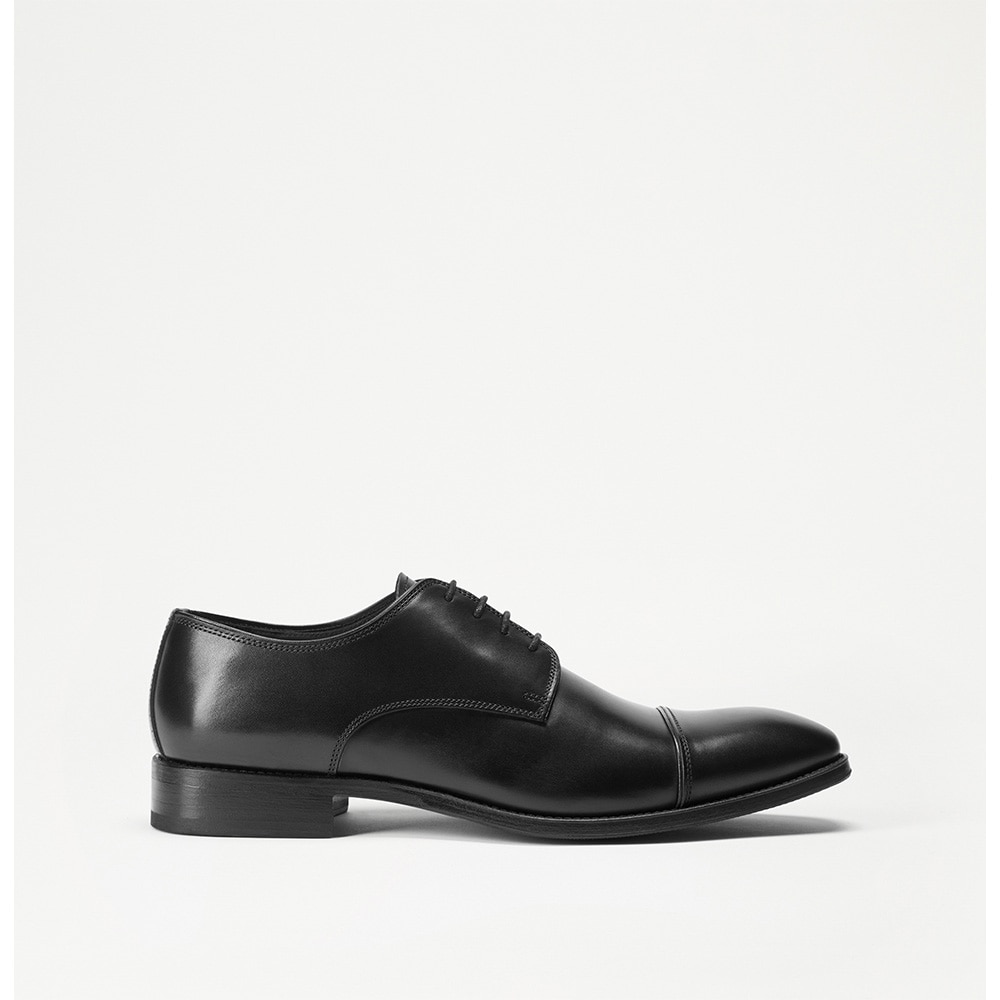 Russell and Bromley Spectrum - men's toe cap derbys in black