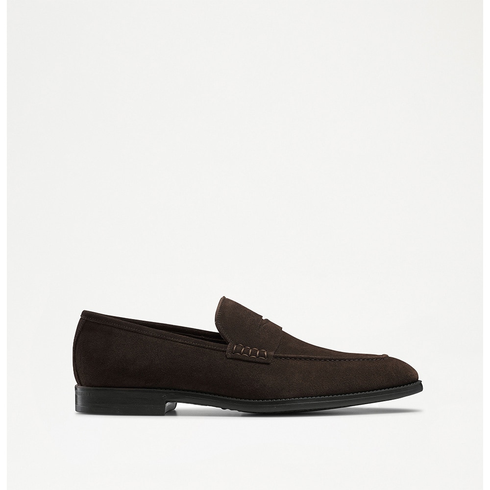 Russell and Bromley Downtown - Rubber Sole Loafer in brown