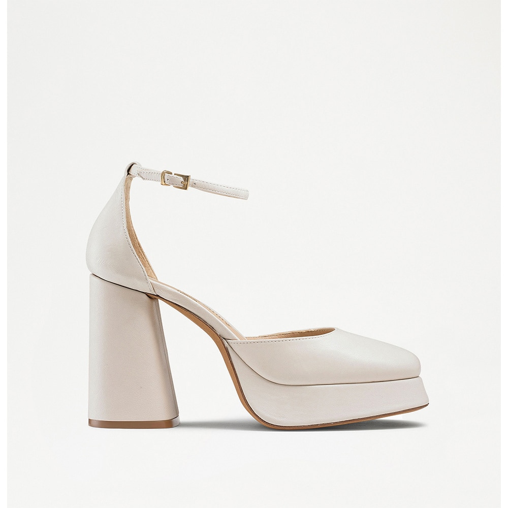Russell and Bromley Flawless extreme platforms in white