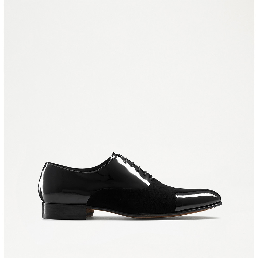 Russell and Bromley Stratus - men's toe cap oxford in black
